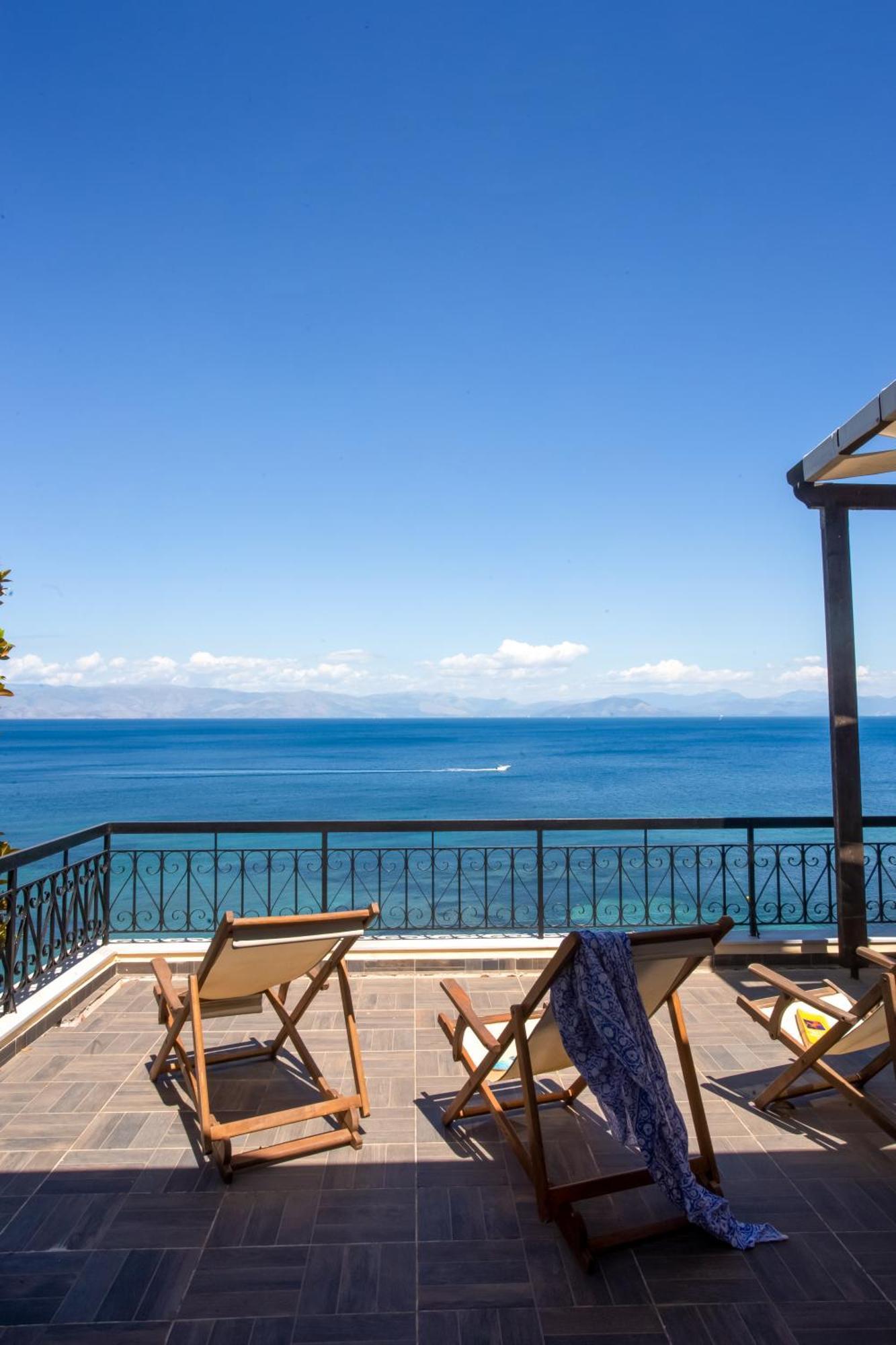 Апартаменты Ionian Kaizer Boutique Achilleion Экстерьер фото